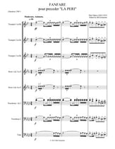 Fanfare Pour Preceder La Peri Brass Choir cover